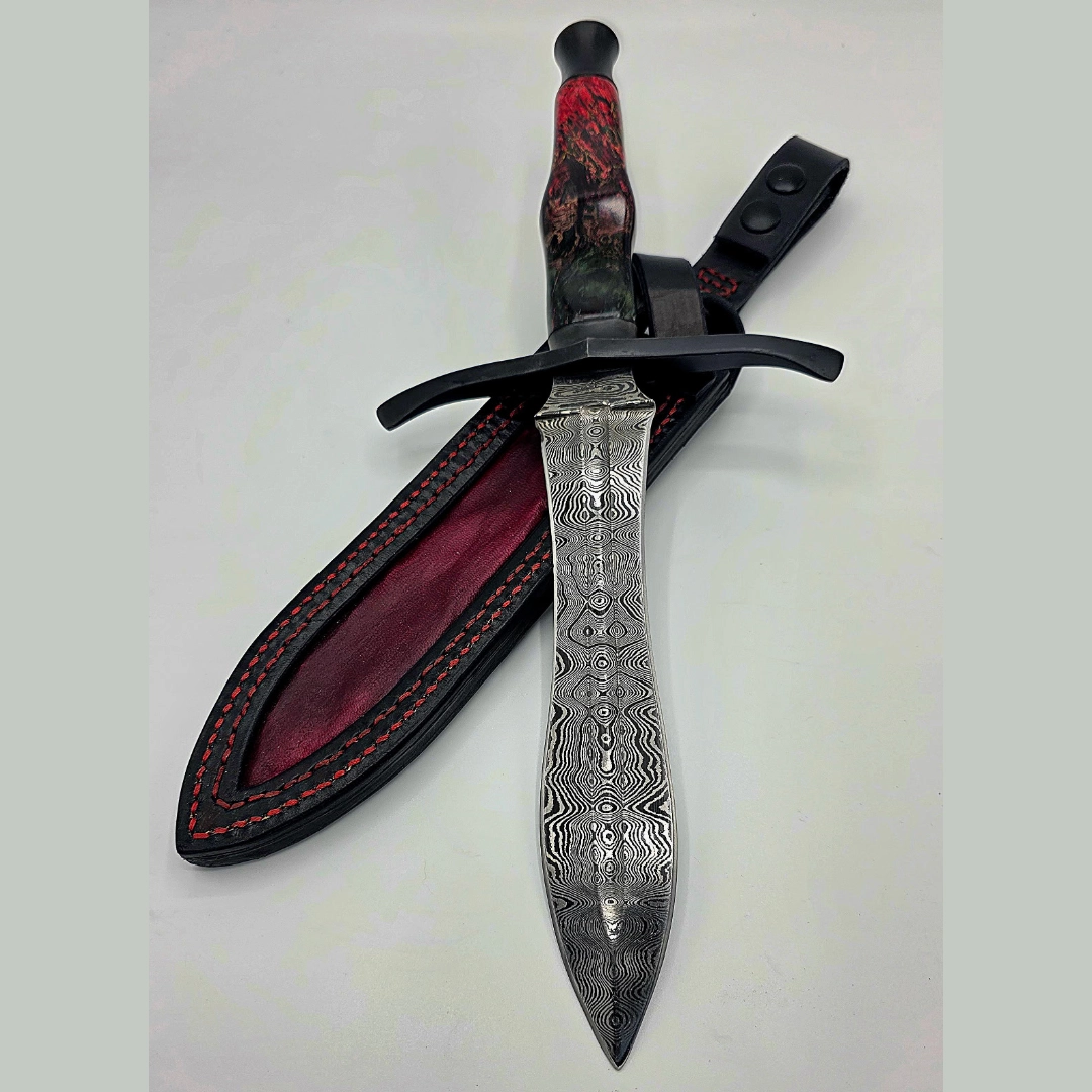 Custom made fantasy dagger for an engagement gift for a fiancé.